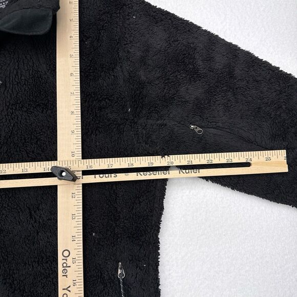 Mountain Hardwear Fleece Jacket Womens‎ Medium Black Sherpa Wind Stopper Hiking - Picture 11 of 12